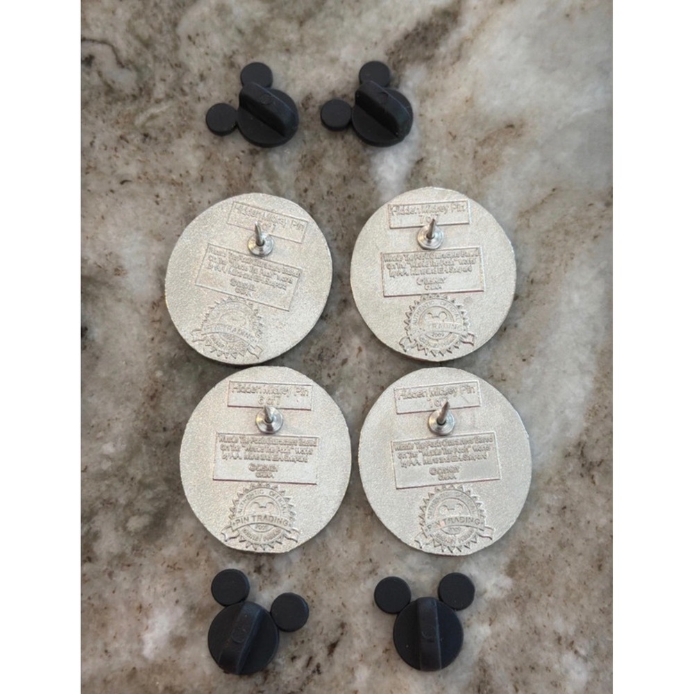 Disney Hidden Mickey Winnie the Pooh Silhouette Pin Lot - Picture 2 of 8